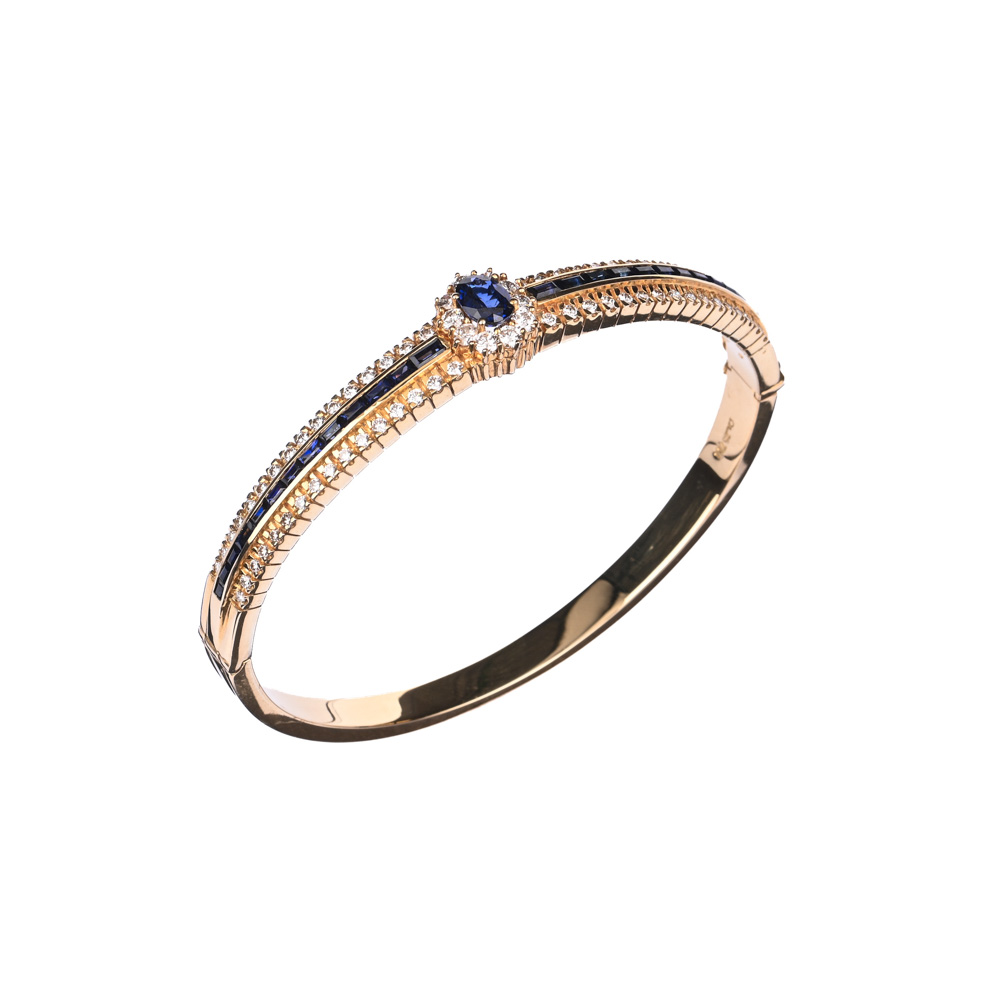 Saphir-Brillant-Armreif