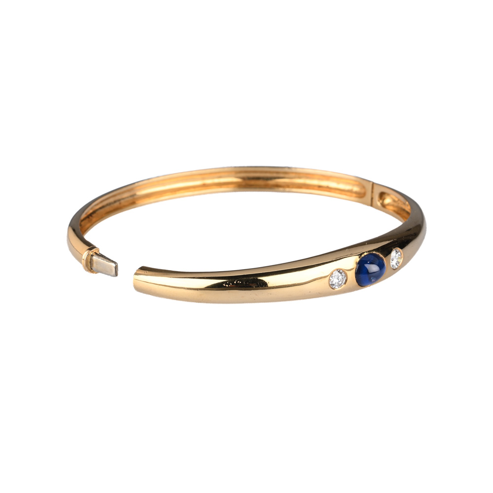 Saphir-Brillant-Armreif