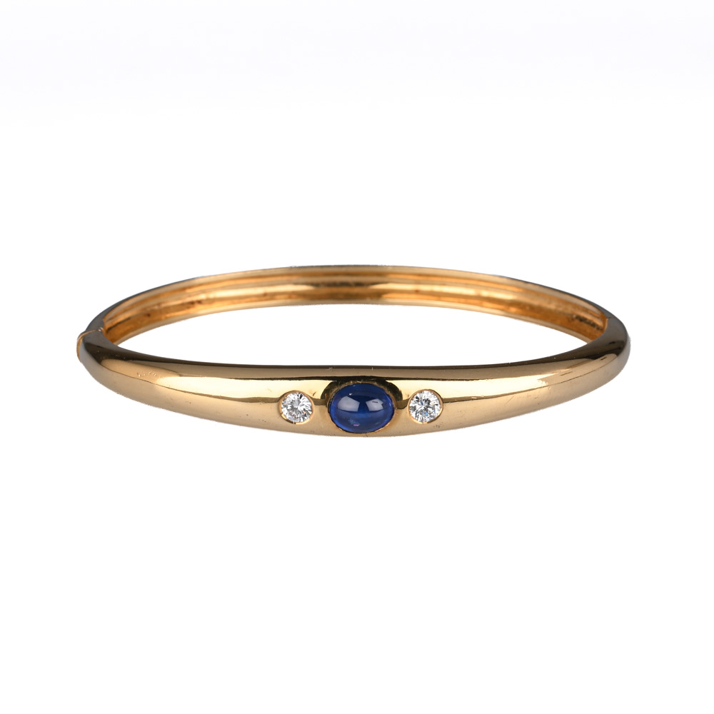 Saphir-Brillant-Armreif Saphir-Brillant-Armreif
