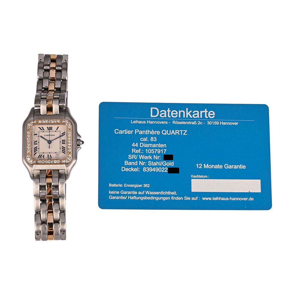 Cartier Panthére mit Brillanten, Quartz, Ref. 8394 Cartier Panthére mit Brillanten, Quartz, Ref. 8394