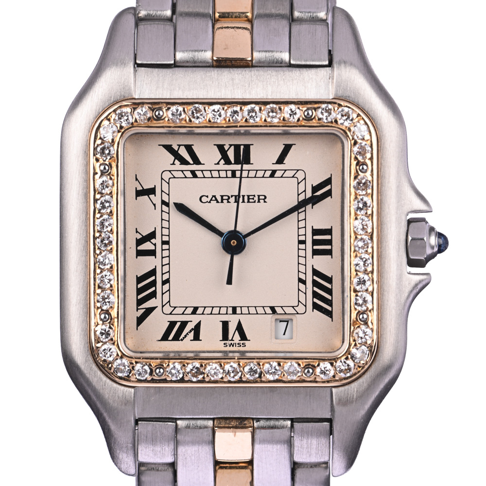 Cartier Panthére mit Brillanten, Quartz, Ref. 8394