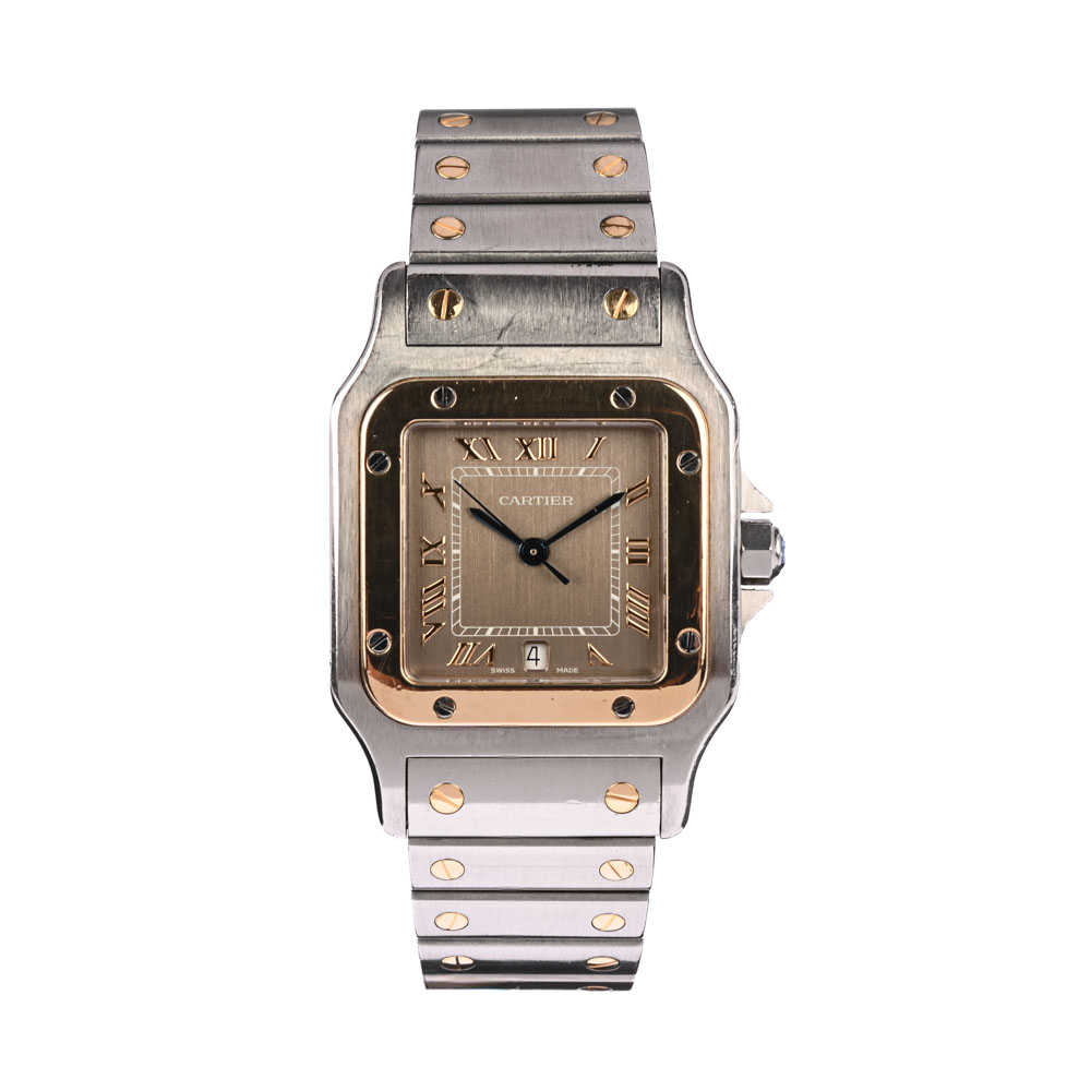 Armbanduhr, Cartier Santos, Ref. BB 089646 /1566, Quartz