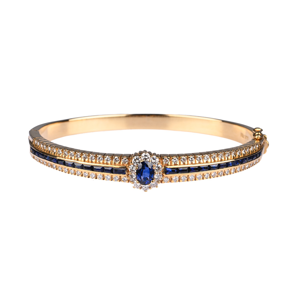 Saphir-Brillant-Armreif