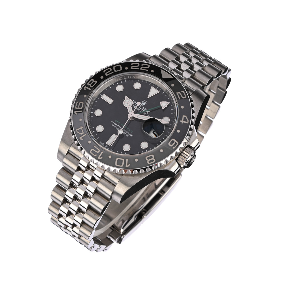 1 A-Uhr Rolex GMT Master II ''Bruce Wayne'' Jubileeband, Ref. 126710GRNR