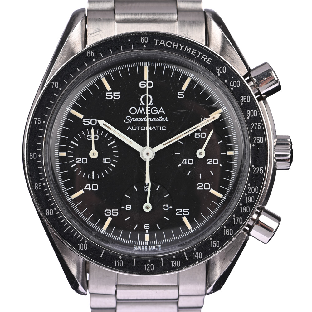1 A-Uhr Omega Speedmaster 1750032, Stahl, Automatik