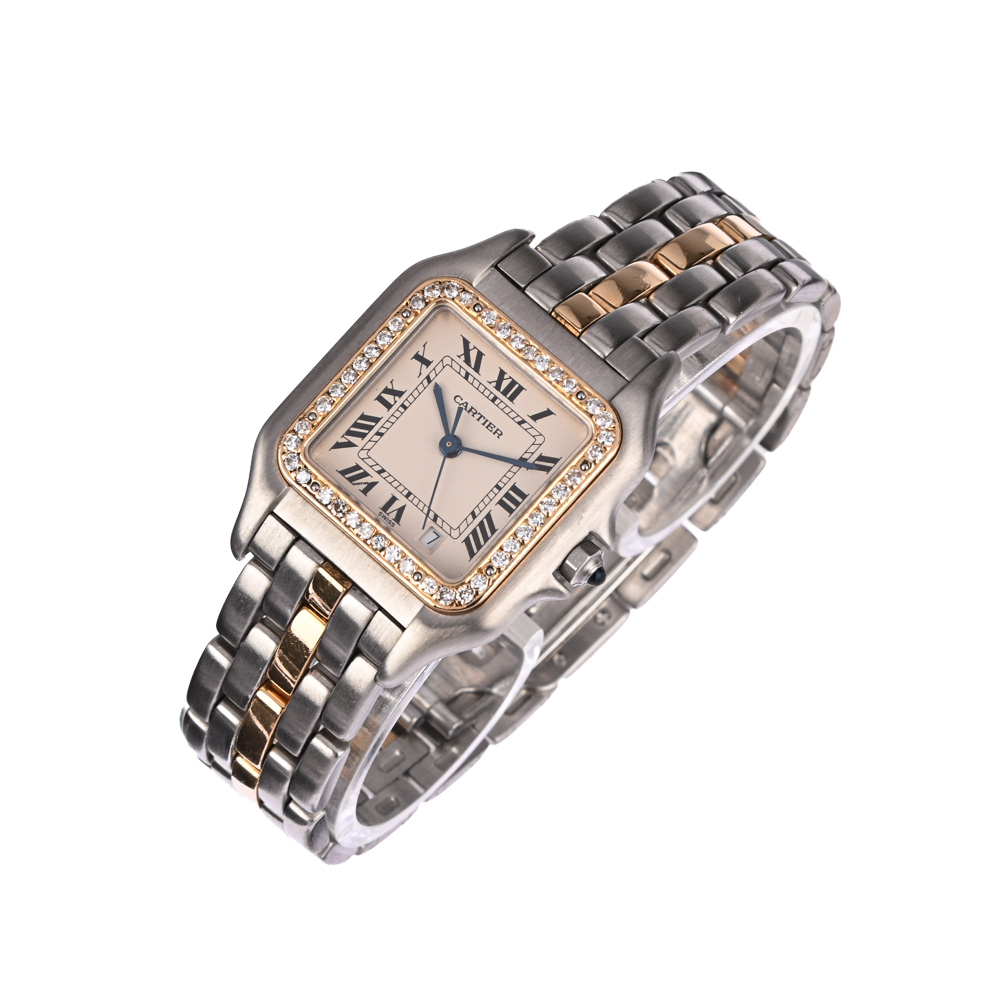 Cartier Panthére mit Brillanten, Quartz, Ref. 8394