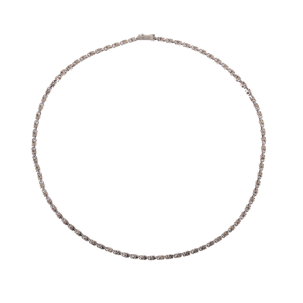 Halskette, Pt950 ca. 31,5 g, Länge ca. 41,5 cm