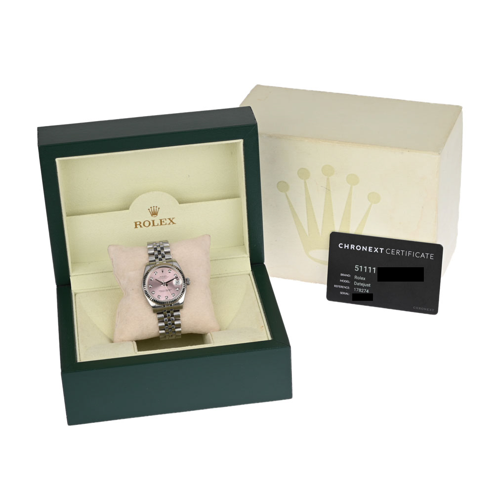 Damenuhr Rolex Datejust 178274, OVP Damenuhr Rolex Datejust 178274, OVP