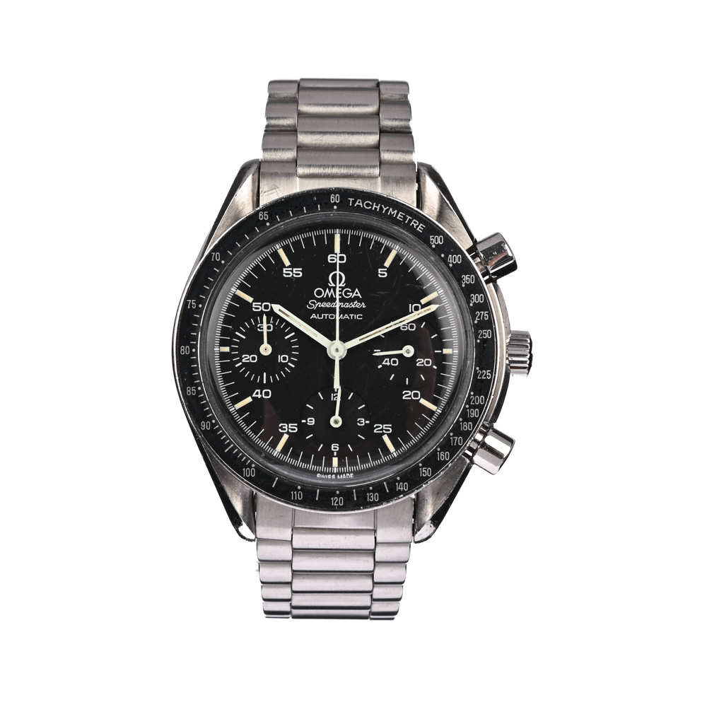 1 A-Uhr Omega Speedmaster 1750032, Stahl, Automatik