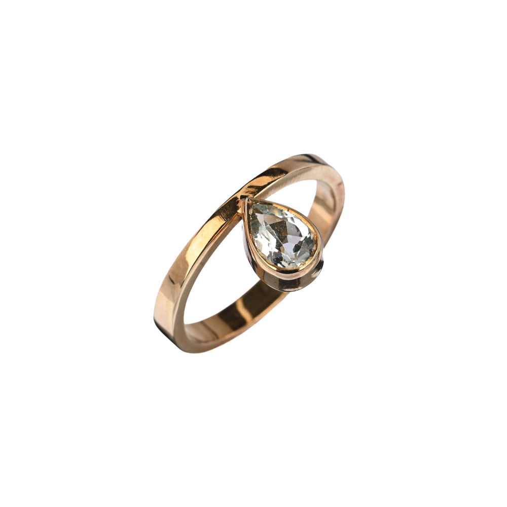 Aquamarin-Ring