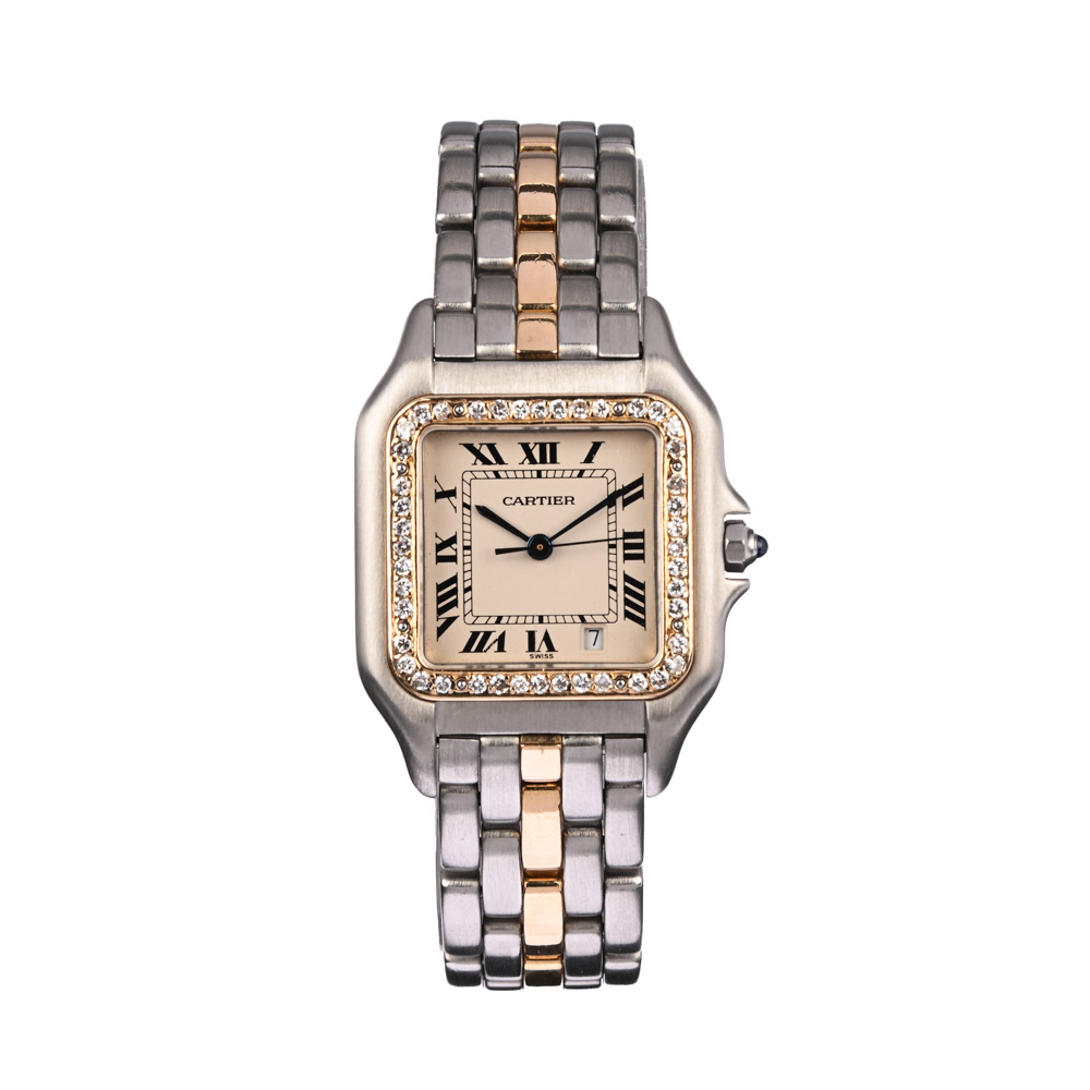 Cartier Panthére mit Brillanten, Quartz, Ref. 8394