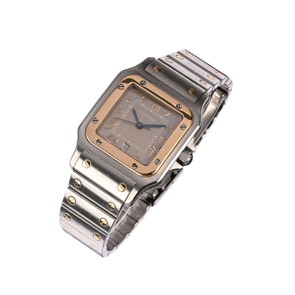 Armbanduhr, Cartier Santos, Ref. BB 089646 /1566, Quartz